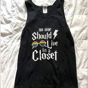 Harry Potter LGBT pride tank